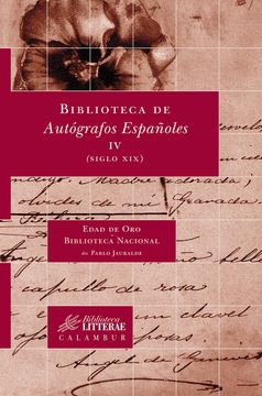 portada Biblioteca de Autógrafos Españoles, iv. (Siglo Xix): Volume 30 (Biblioteca Litterae)