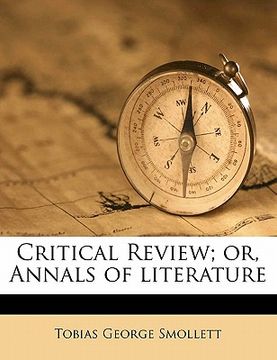 portada critical review; or, annals of literature volume 25 (in English)