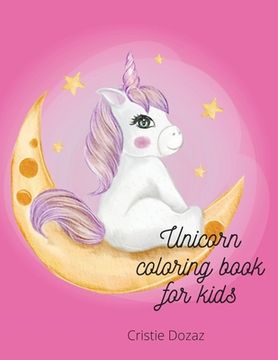 portada Unicorn coloring book for kids (en Inglés)