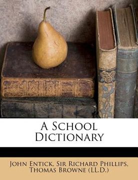 portada a school dictionary (en Inglés)