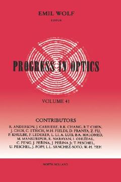 portada progress in optics volume 41 (en Inglés)