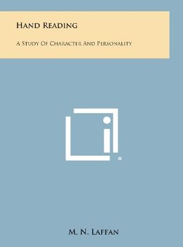 portada Hand Reading: A Study of Character and Personality