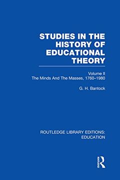 portada Studies in the History of Educational Theory vol 2 (en Inglés)