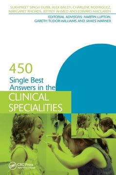 portada 450 Single Best Answers in the Clinical Specialities (en Inglés)