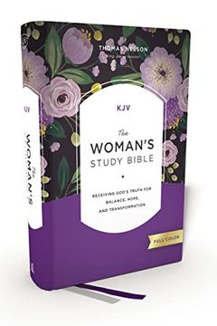 portada Kjv, the Woman'S Study Bible, Hardcover, red Letter, Full-Color Edition, Comfort Print: Receiving God'S Truth for Balance, Hope, and Transformation (in English)