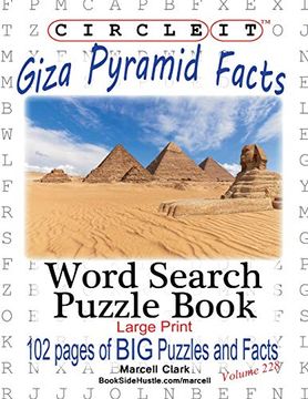 portada Circle it, Giza Pyramid Facts, Word Search, Puzzle Book (en Inglés)