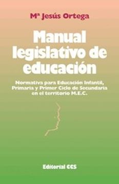 portada manual legislativo de educación