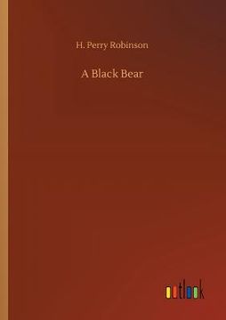 portada A Black Bear (en Inglés)