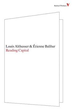 portada Reading Capital (Radical Thinkers) (in English)