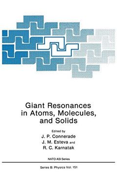 portada Giant Resonances in Atoms, Molecules, and Solids (en Inglés)