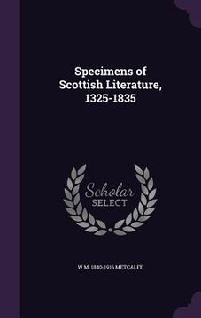 portada Specimens of Scottish Literature, 1325-1835