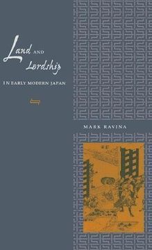 portada Land and Lordship in Early Modern Japan (en Inglés)