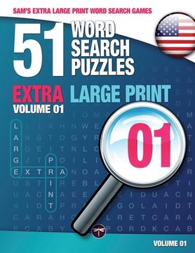 portada Sam's Extra Large Print Word Search Games: 51 Word Search Puzzles, Volume 1: Brain-stimulating puzzle activities for many hours of entertainment (in English)