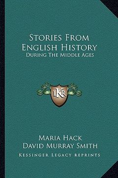 portada stories from english history: during the middle ages (en Inglés)