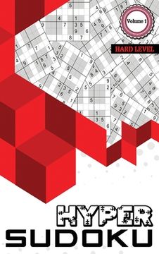 portada Hyper Sudoku: 300 Hard Level Sudoku, Sudoku Hard Puzzle Books, Hard Sudoku Books for Adults, Volume 1 (in English)