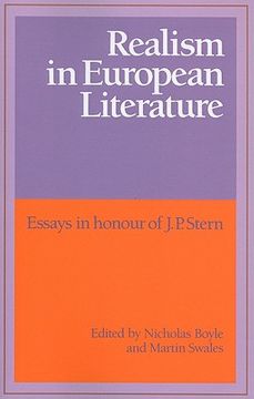 portada Realism in European Literature Paperback 