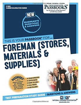 portada Foreman (Stores, Materials & Supplies) (en Inglés)