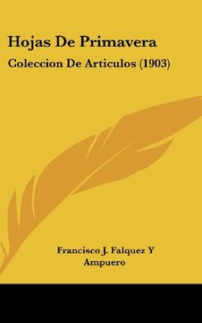portada Hojas de Primavera: Coleccion de Articulos (1903) (in Spanish)