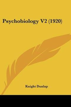 portada psychobiology v2 (1920) (in English)