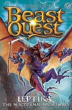 portada Beast Quest: Leptika the Nocturnal Nightmare: Series 3 Book 3 (en Inglés)