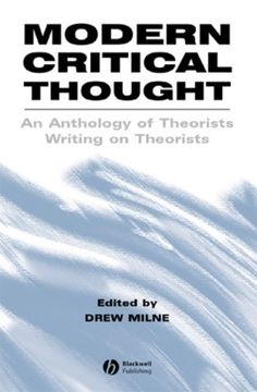 portada modern critical thought: a reader (in English)