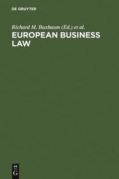 portada european business law (en Inglés)