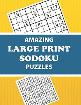 portada Amazing Large Print Sodoku Puzzles: Have fun and Sharpen Your Brain (With Solutions) 