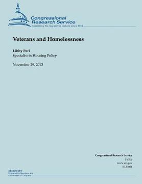portada Veterans and Homelessness (en Inglés)
