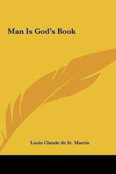 portada man is god's book (en Inglés)