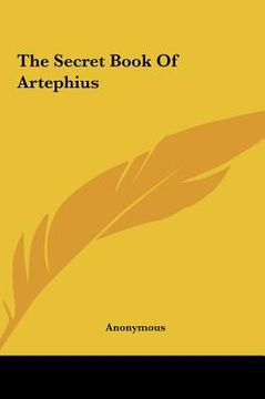 portada the secret book of artephius (in English)