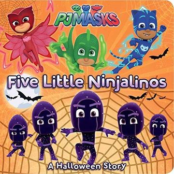 portada Five Little Ninjalinos: A Halloween Story (in English)