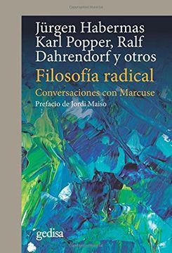 portada Filosofía Radical. Conversaciones con Marcuse (in Spanish)