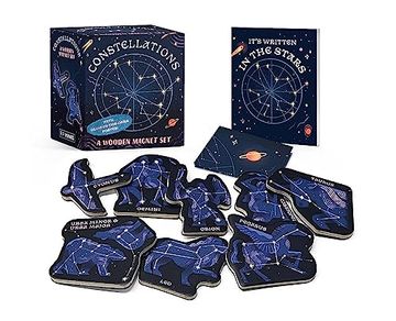 portada Constellations: A Wooden Magnet Set: With Glow-In-The Dark Poster! (rp Minis) 