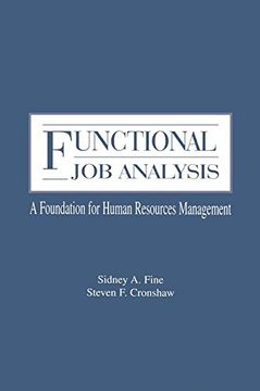 portada Functional Job Analysis: A Foundation for Human Resources Management (Applied Psychology Series)