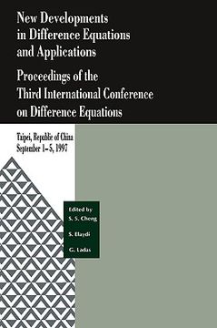 portada new developments in difference equations and applications: proceedings of the third international conference on difference equations