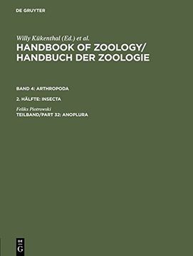 portada Handbook of Zoology/ Handbuch Der Zoologie, Teilband/Part 32, Anoplura (Handbuch Der Zoologie, Band IV : Arthropoda : Insecta, Teilband 32)