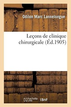 portada Leçons de Clinique Chirurgicale (Sciences) (en Francés)