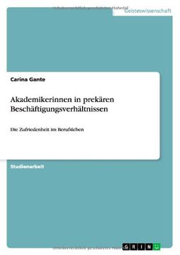 portada Akademikerinnen in prekären Beschäftigungsverhältnissen (German Edition)