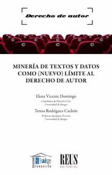 portada Minería de Textos y Datos Como (Nuevo) Límite al Derecho de Autor (in Spanish)