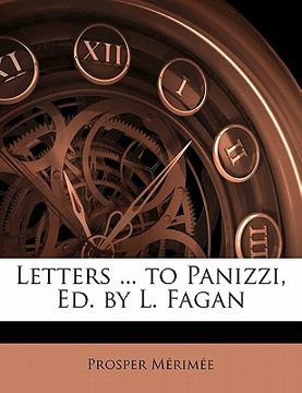 portada Letters ... to Panizzi, Ed. by L. Fagan (en Italiano)