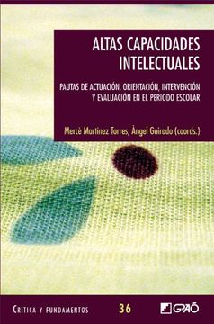 portada Altas Capacidades Intelectuales. (36) Pautas de Actuacion (in Spanish)