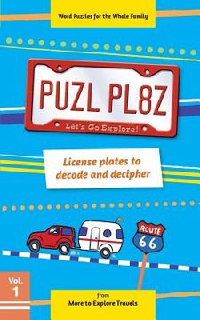 portada PUZL PL8Z License plates to decode and decipher (in English)