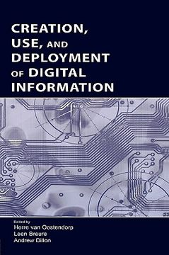 portada creation, use, and deployment of digital information (en Inglés)