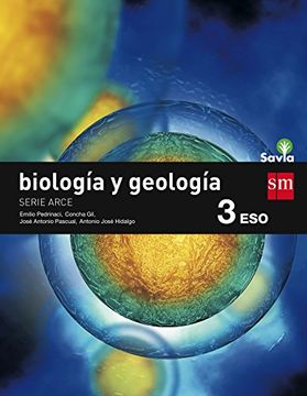 portada Biología y geología, Arce. 3 ESO. Savia