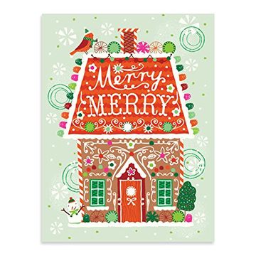 portada A Sweet Christmas Large Embellished Holiday Notecards (en Inglés)