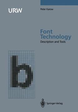 portada font technology: methods and tools