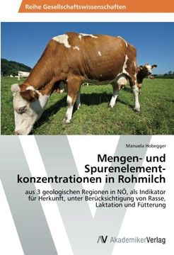 portada Mengen- und Spurenelement­konzentrationen in Rohmilch