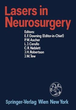 portada Lasers in Neurosurgery (en Inglés)