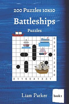 portada Battleships Puzzles - 200 Puzzles 10X10 (Book 1) (in English)