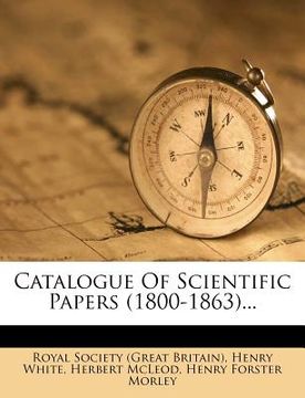 portada catalogue of scientific papers (1800-1863)...